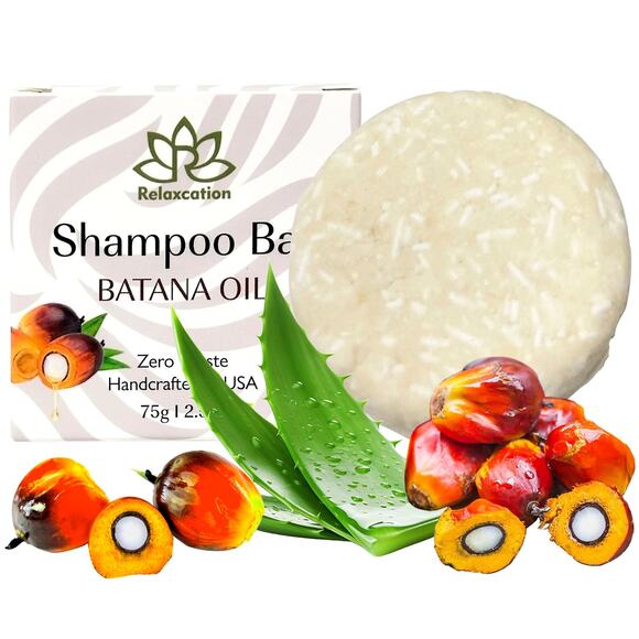 BATANA OIL for HAIR GROWTH Shampoo Bar | PURE RAW HONDURAS BATANA OIL - Picture 1 of 10